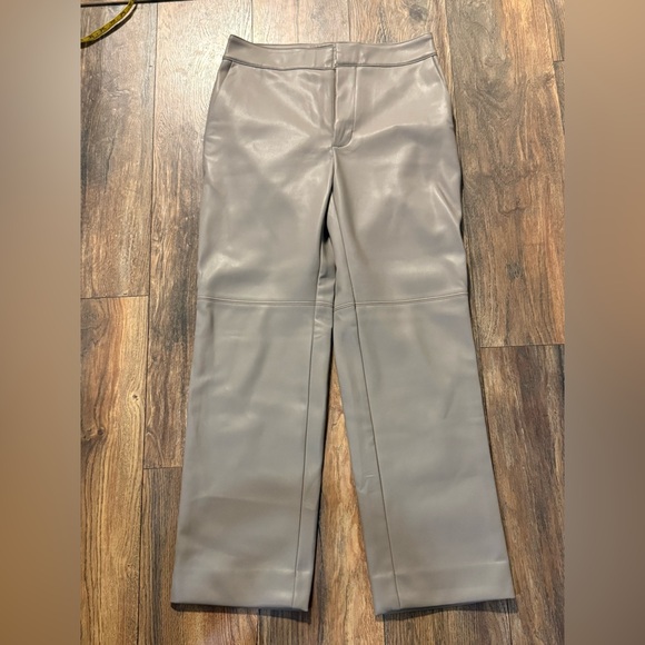Banana Republic Pants - Banana Republic Vegan Leather Pants in light tan